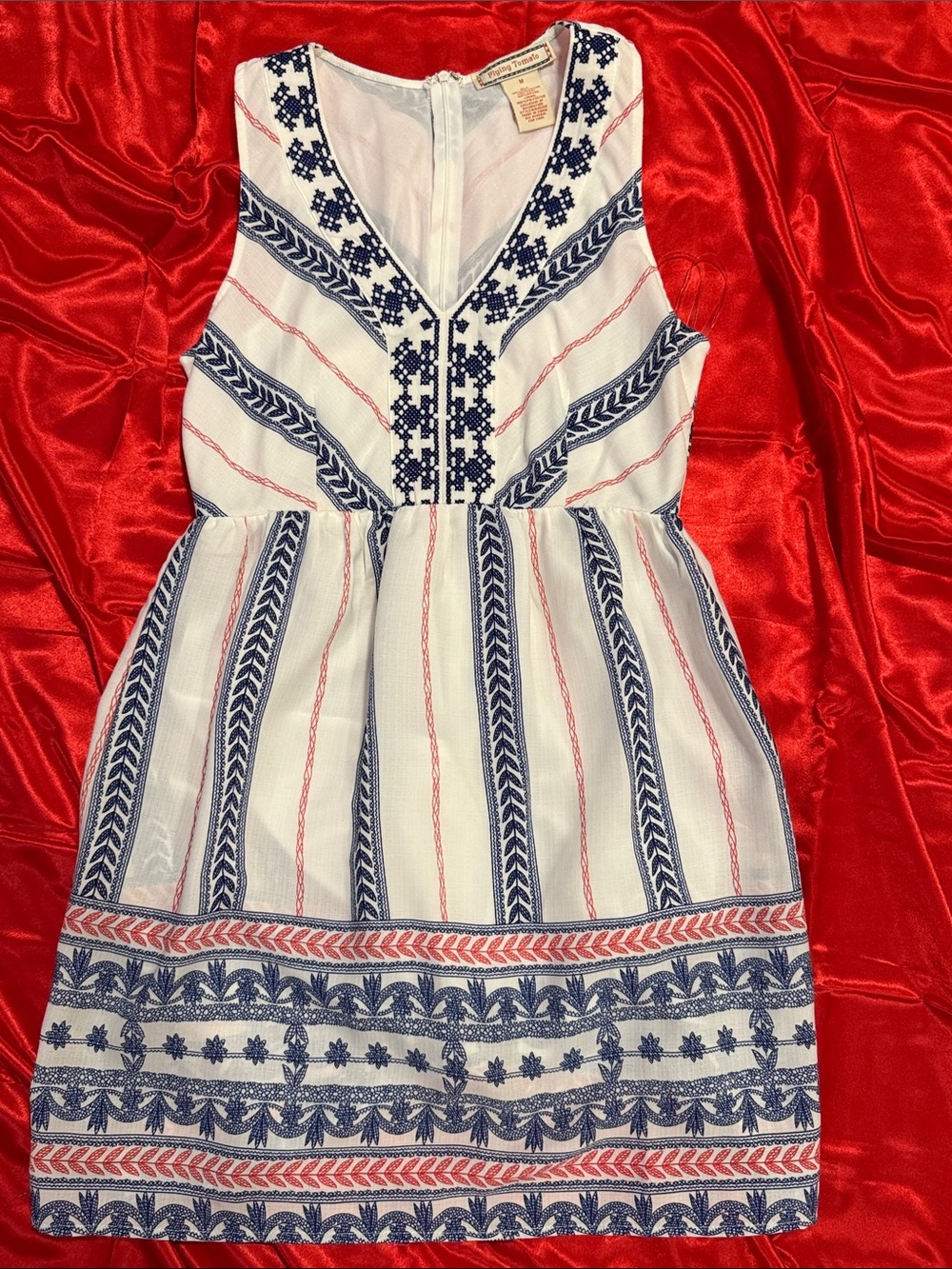 WOW POSHMARK - Authentic Flying Tomato NWOT Lined Dress - Red White & Blue